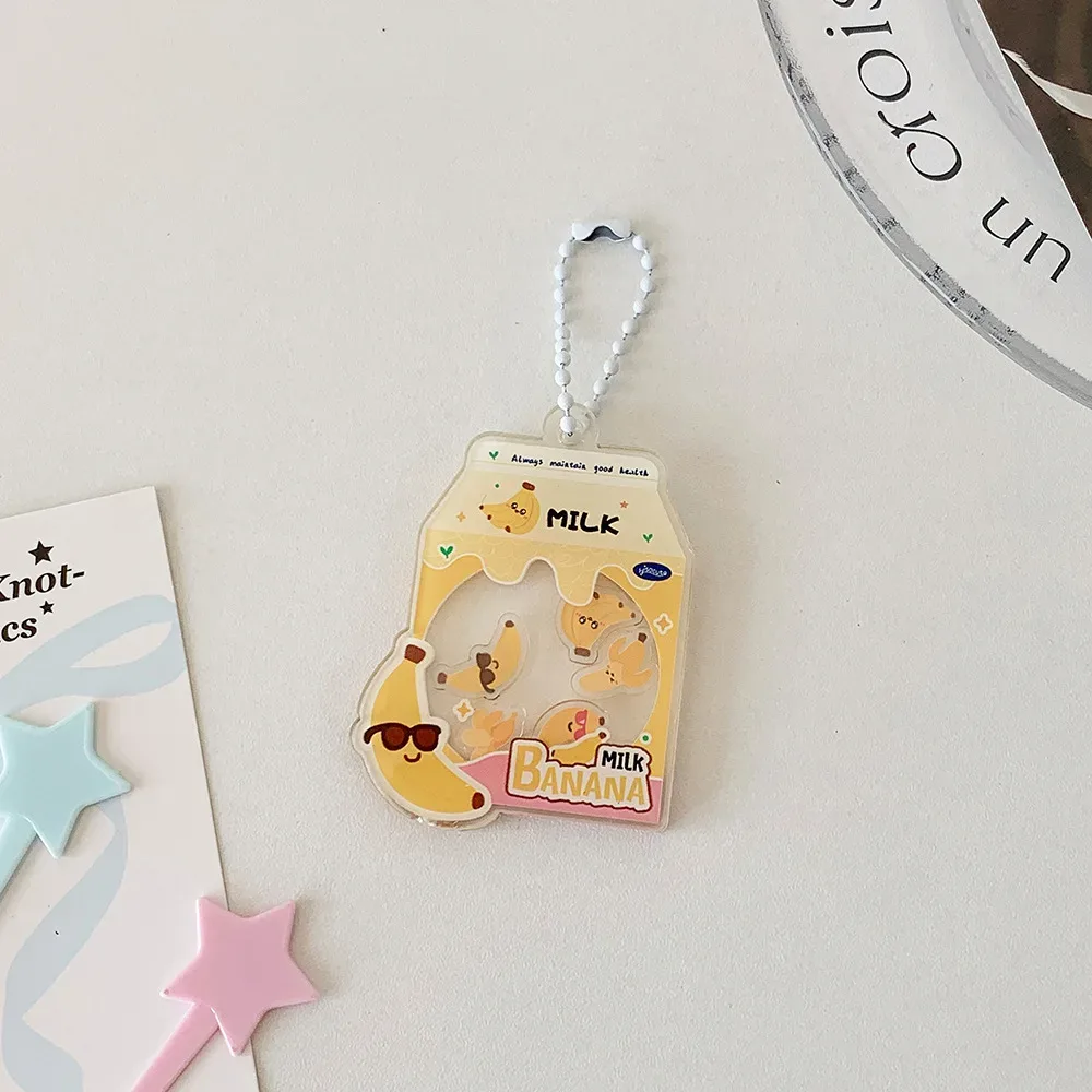 porte clés bouteille bulles tomate rouge plastique cartoon ornement décoratif accessoire cadeau sac dos jaune rose blanc verte bleue