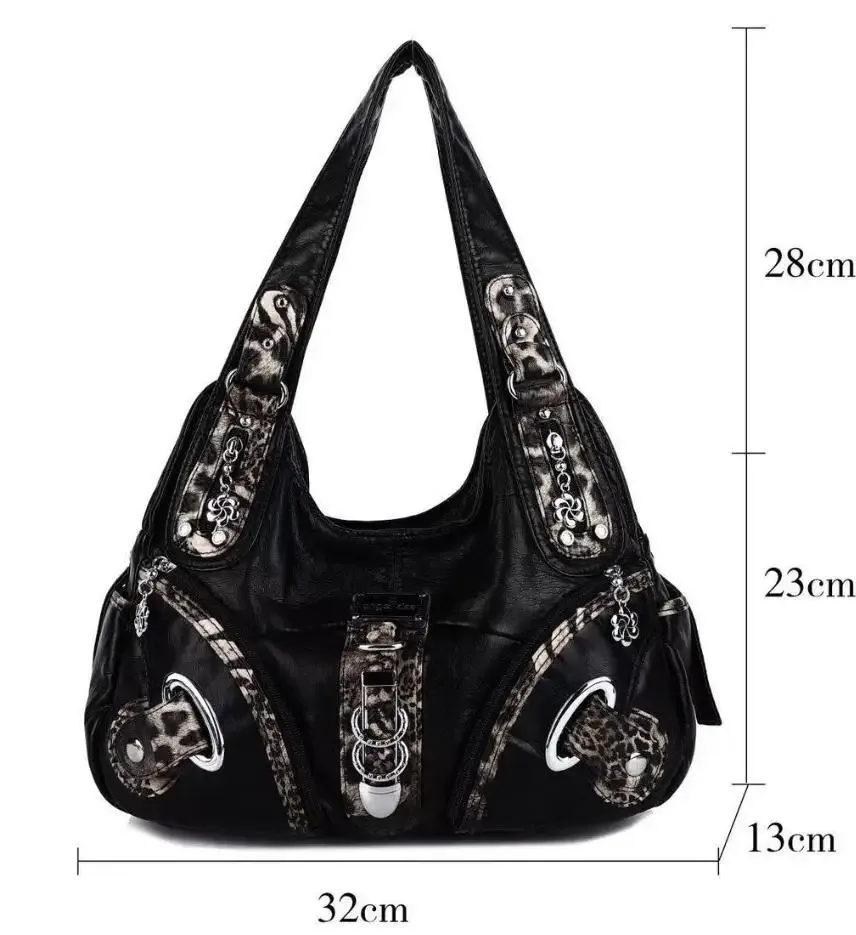 sacs à main pour femmes, grand sac à bandoulière pour femmes, sac à main à imprimé léopard, sac à main tendance, sac à bandoulière de type « dumpling », sac cabas, sac à main de style « hobo ».