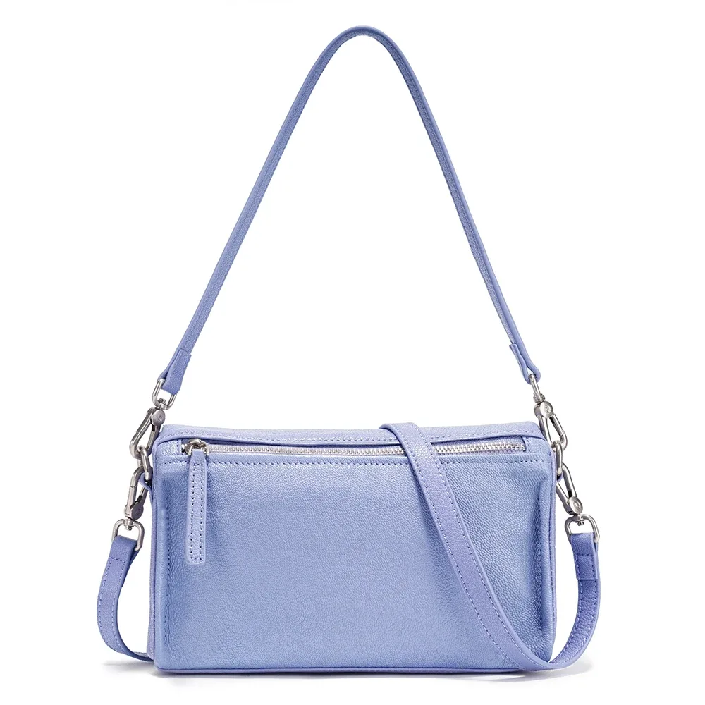sac à main en cuir véritable zency pour femme, petit sac simple, sac à bandoulière pour femme, sac en peau de mouton, sacs à main 2025, sac rouge