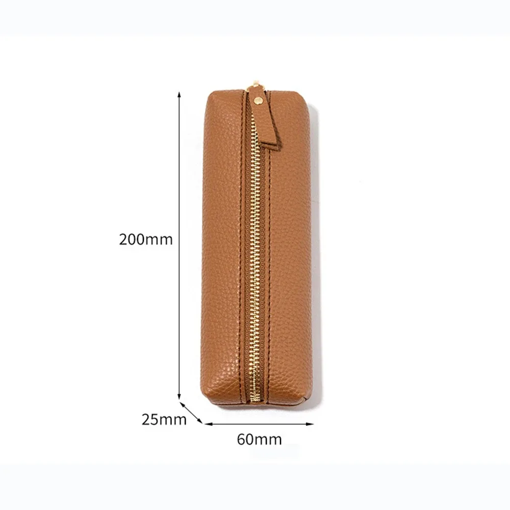 sac à lunettes portable en cuir souple, sac de rangement de maquillage, sacs à main, trousse de toilette de bain, trousse de voyage, fermeture éclair, poudres cosmétiques, étui à lunettes de soleil