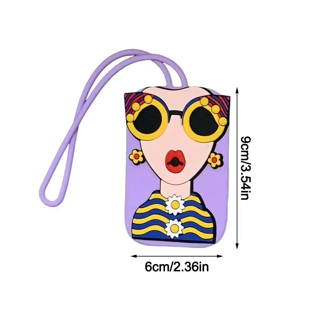 étiquette bagage caoutchouc visage lunettes fleurs géométrique bleu rose blanc voyage identification valise nom téléphone