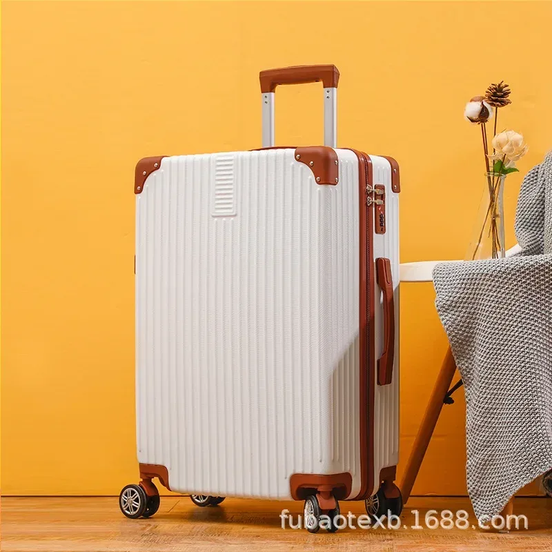 valise rétro personnalisable avec logo, bagage de voyage 20 pouces, bagage cabine en plastique abs, fabriqué en chine continentale