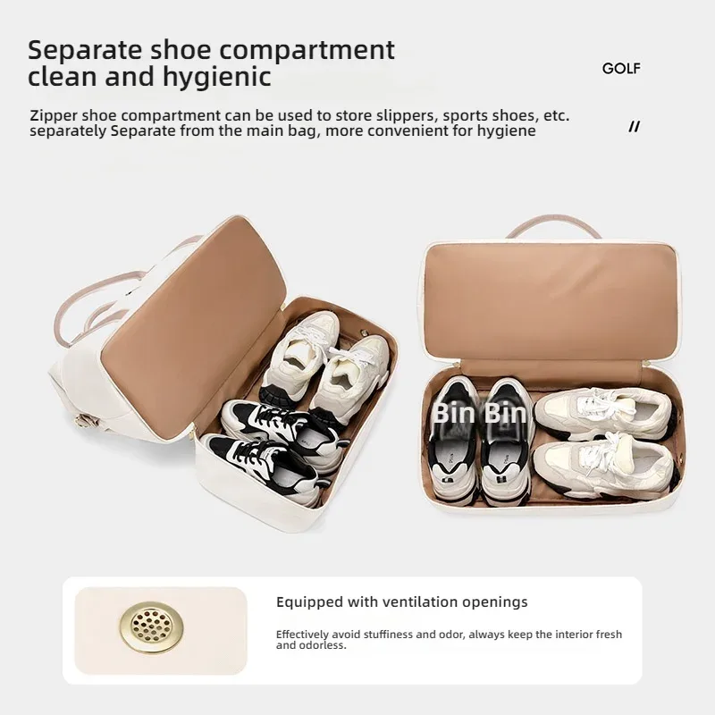 golf quality sac de voyage étanche de grande capacité pour femme sac de bagage de voyage d'affaires multi-compartiments
