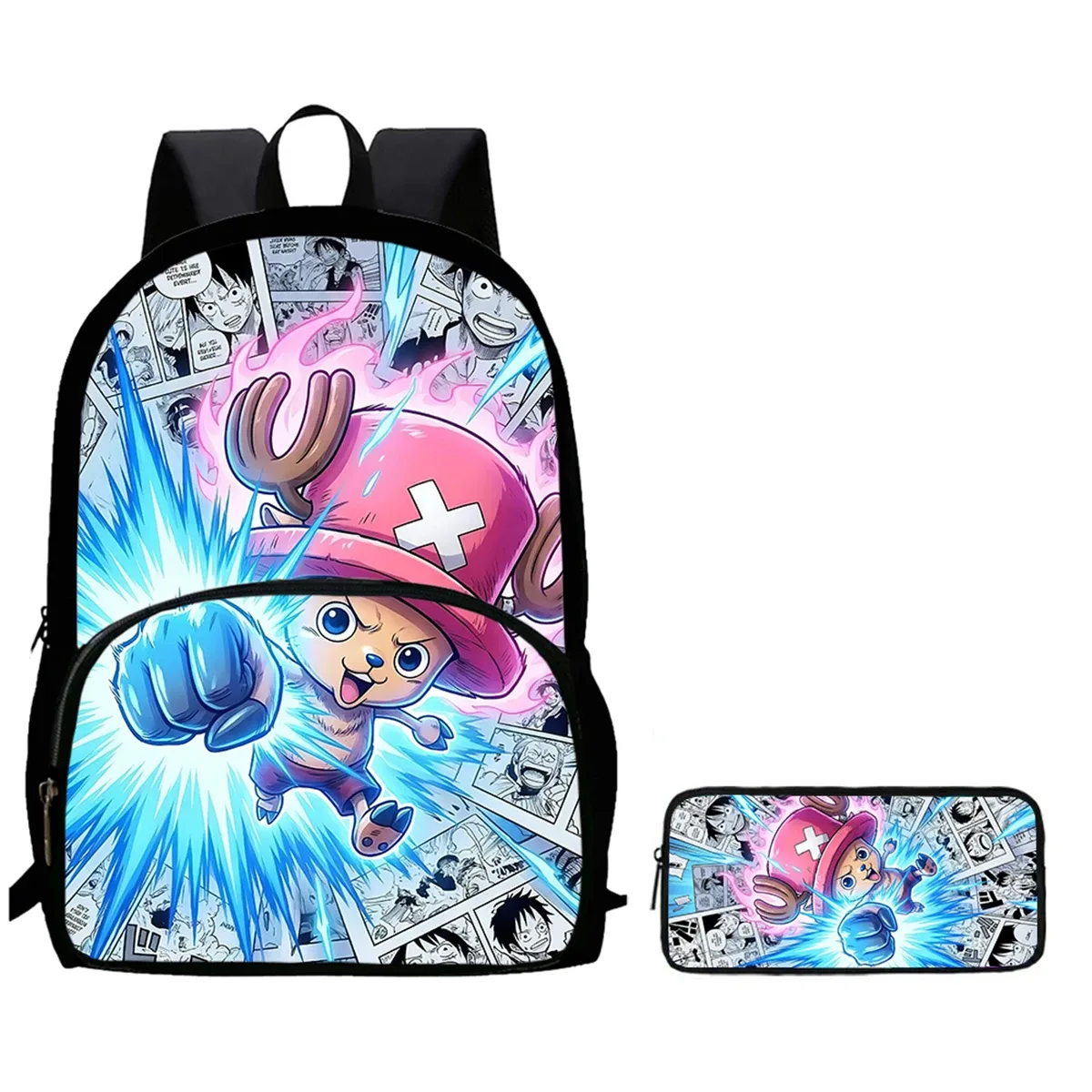 sac à dos scolaire léger 2-en-1 avec poche avant et trousse à crayons, sac à dos unisexe durable pour garçons et filles de 6 à 10 ans