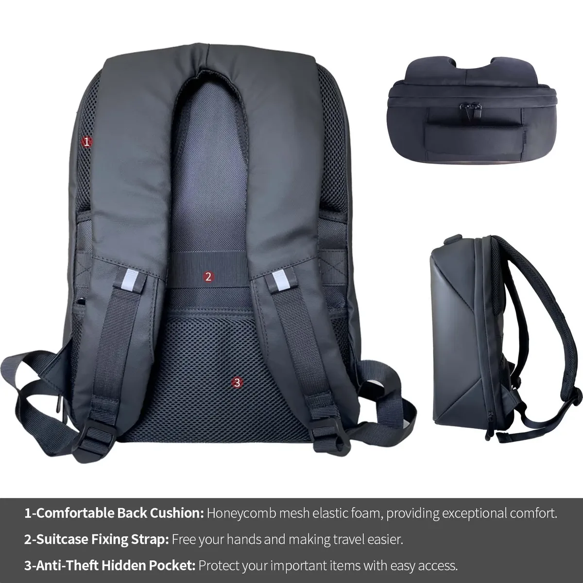 sac à dos led publicitaire avec écran, wi-fi et bluetooth pour voyage express, personnalisable avec nom et logo, pour homme