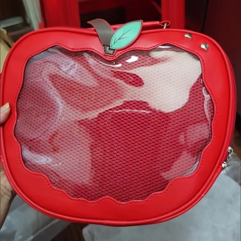 sac à dos créatif tomate et carotte, plusieurs poches, sac ita transparent à bandoulière, sacs à dos en peluche doux, sacs à bandoulière grande capacité