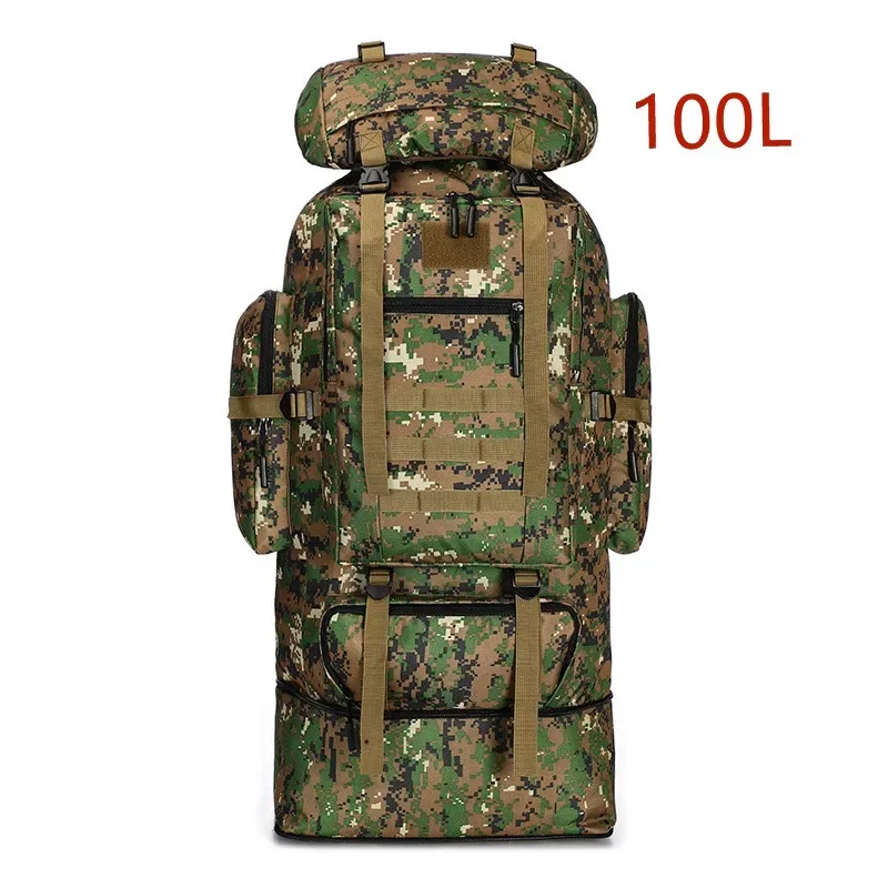 grand sac à dos d'alpinisme pour l'extérieur, sacs à dos d'escalade, sacs de voyage de camping, randonnée, 80l, 100l
