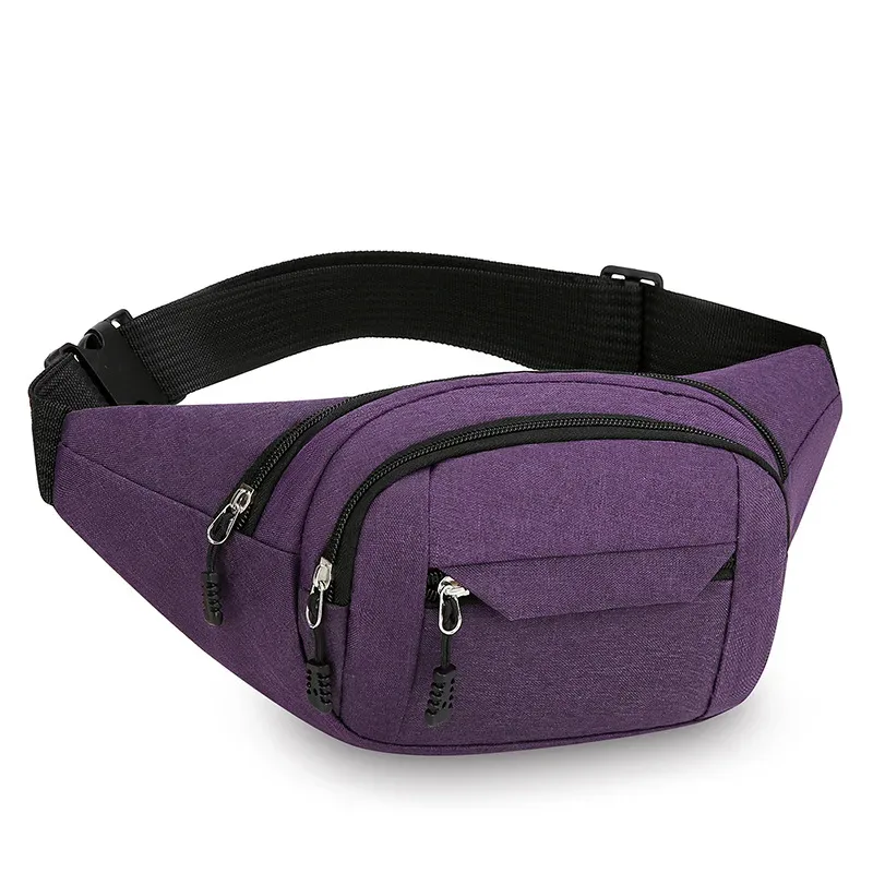 sac à bandoulière réglable, 1 pièce, design multi-poches, sac de taille pour sports de plein air, sac de voyage multifonctionnel