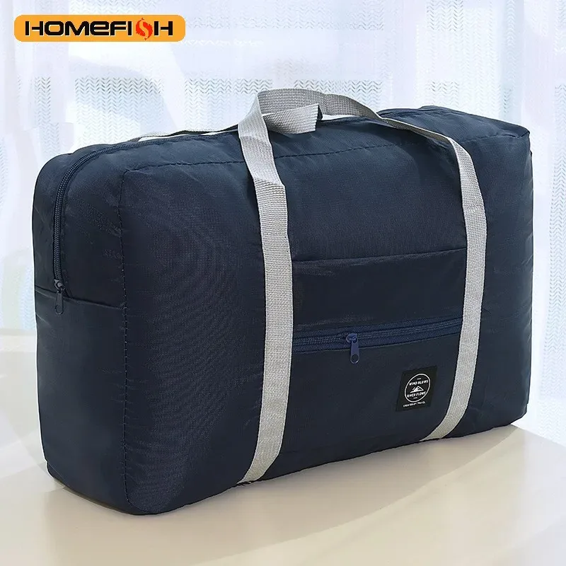 sac de voyage pliable de grande capacité, sac de sport portable, bagage à emporter en cabine, sac de rangement pour vêtements, sac à main pour les voyages, les déménagements et les pique-niques.