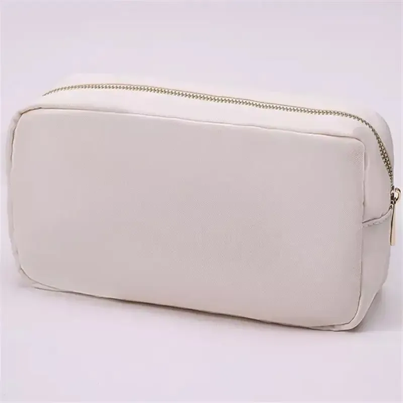 s /m/l/xl 17 couleurs pochette en nylon maquillage sac cosmétique fermeture éclair articles de toilette organisateur sac pour femmes filles voyage cadeau pochette de maquillage