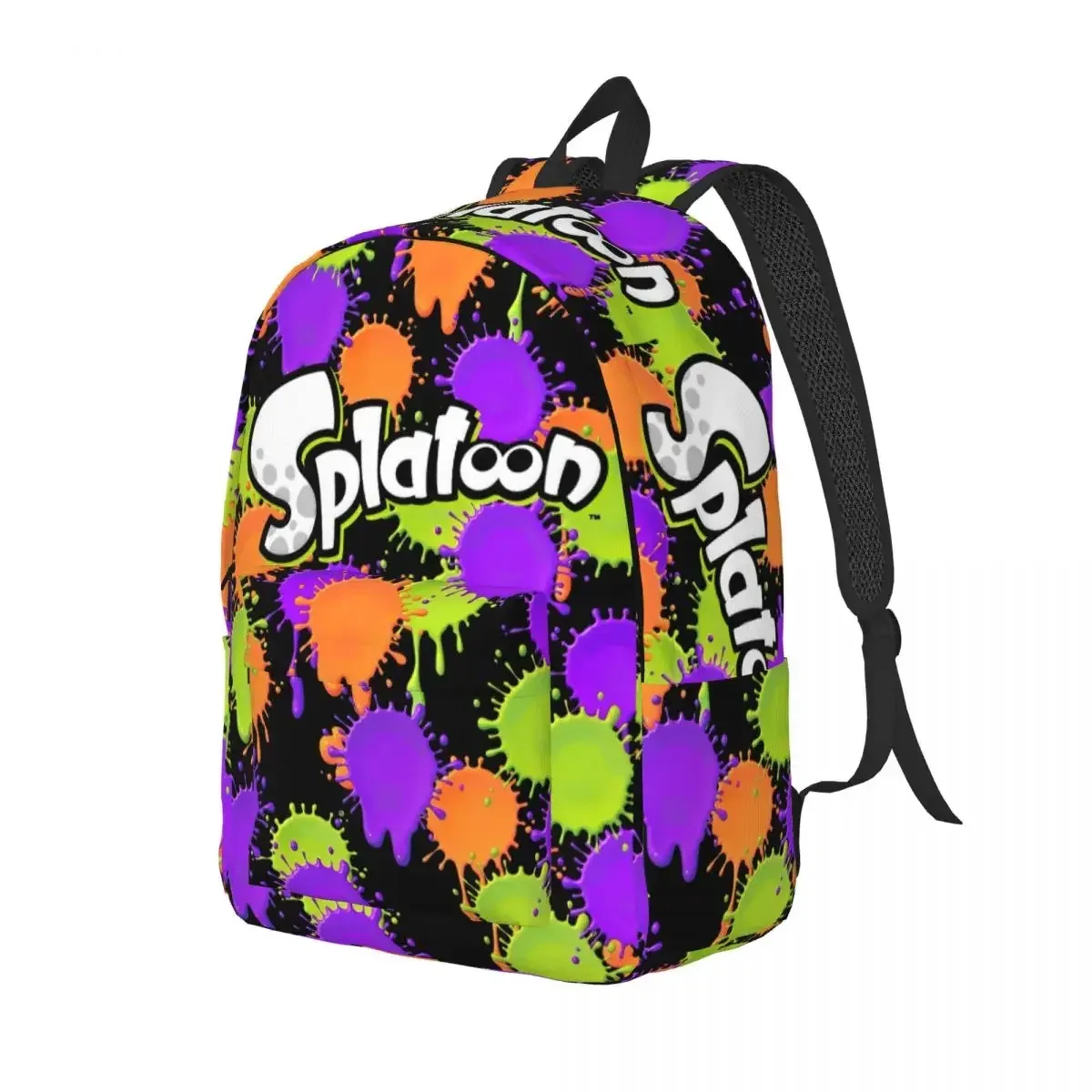 sac à dos pour adolescents splatoon, léger, pour étudiants, sac à dos d'affaires pour hommes et femmes, sacs en toile pour ordinateur portable