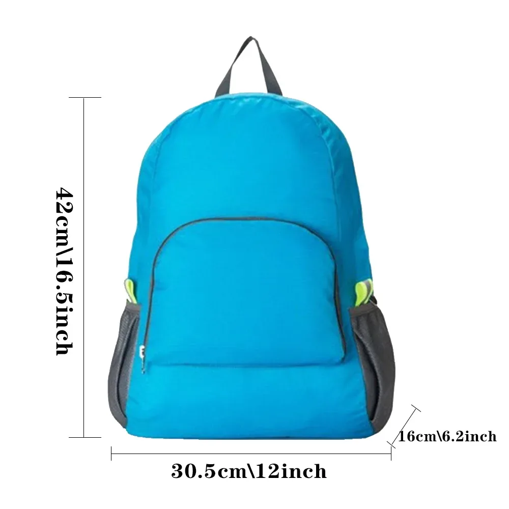 sac à dos pliable unisexe, sac de voyage léger à bandoulière, portable, randonnée en plein air, camping, sport, escalade, sacs organisateurs