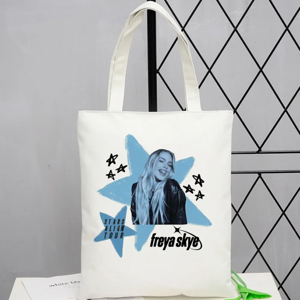 sac fourre-tout freya skye, sac de shopping, sac y2k, sac à provisions, totebag, sacs en tissu pour femme