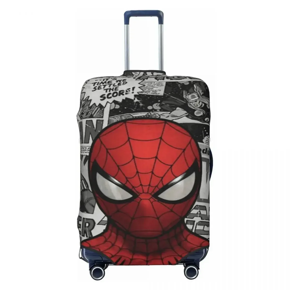 housse de protection pour bagages anti-poussière de 18 à 32 pouces, imprimé araignée, élastique, anti-rayures, lavable, durable, housse de protection pour voyage