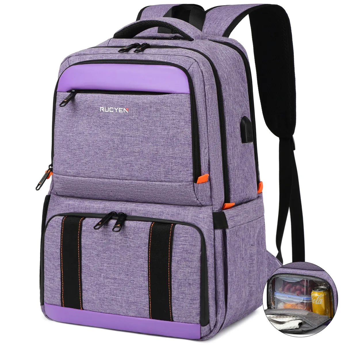 sac à dos de pique-nique isotherme, sac de voyage multifonctionnel, grande capacité, extérieur, camping, étanche, déjeuner