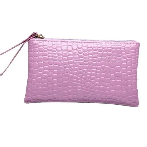 pochette de voyage pour cosmétiques pour femmes, sac à cosmétiques avec fermeture éclair, petit sac de maquillage, étui de rangement de toilette noir à la mode