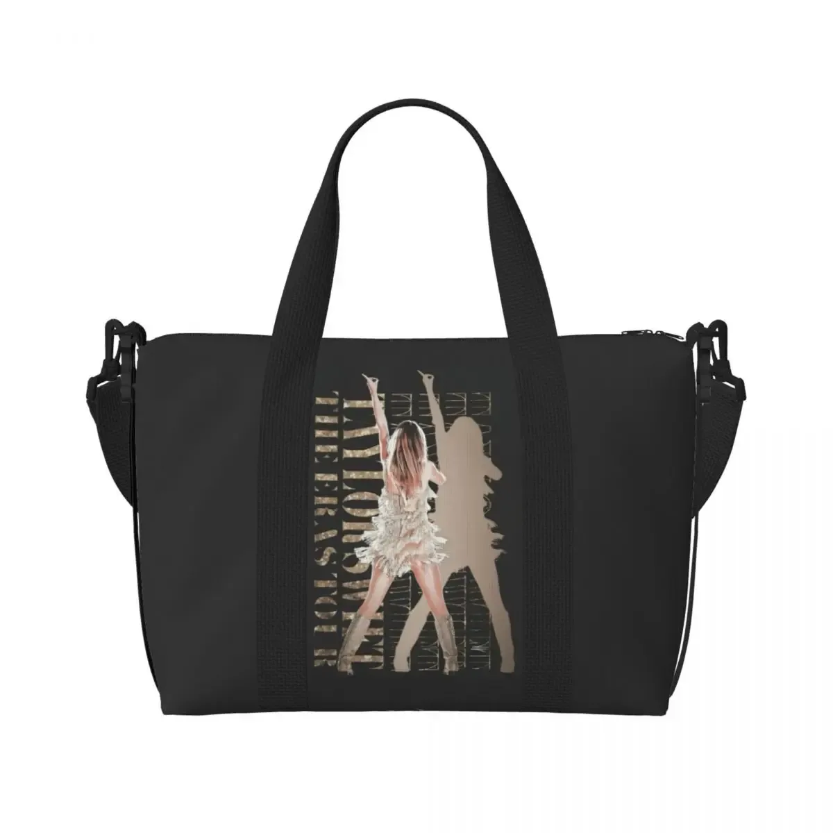 sac fourre-tout personnalisé eras tour pour femme, chanteur pop américain de taylor's swift, grande capacité, plage, salle de sport, sacs de voyage, 1989