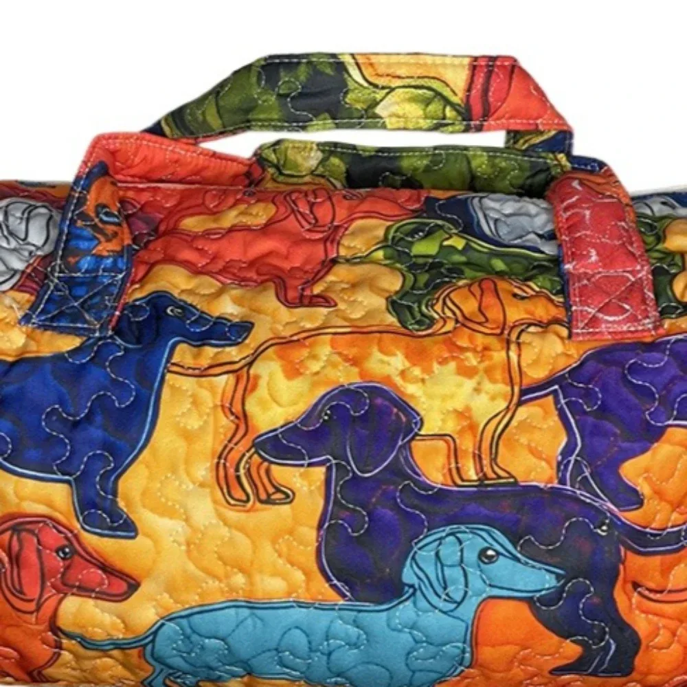 sacs de voyage pour chien matelassés imprimés en 3d, sacs de voyage pour animaux de compagnie artistiques, durables, pour le week-end, la salle de sport, le yoga, design unique pour teckel, corgi, bouledogue français
