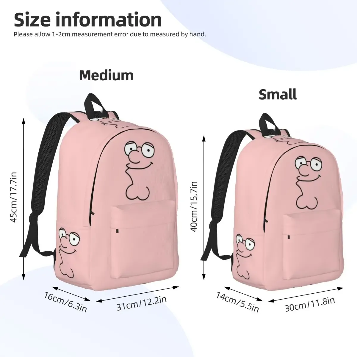 peters griffins famille gars adolescent sac à dos en plein air étudiant randonnée voyage sac à dos pour hommes femmes ordinateur portable sacs en toile