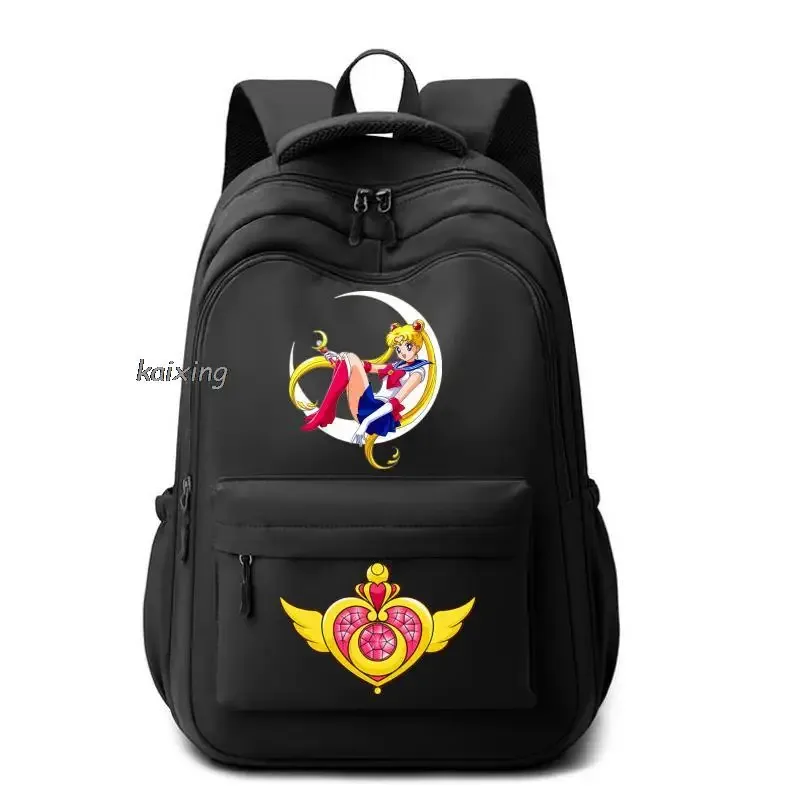 sacs d'école chaud marin lune imprimé étudiants capacité sac à dos adolescent femmes hommes voyage ordinateur portable mochila infantil cadeau