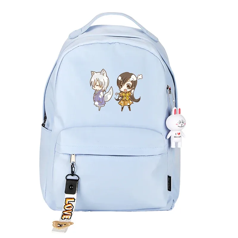 sac à dos rose kamisama kd'appareils pour femme, sac à dos tomoe, sacs d'école harajuku en nylon mignon, sac à dos de voyage pour filles, sac à dos de dessin animé ruzzak