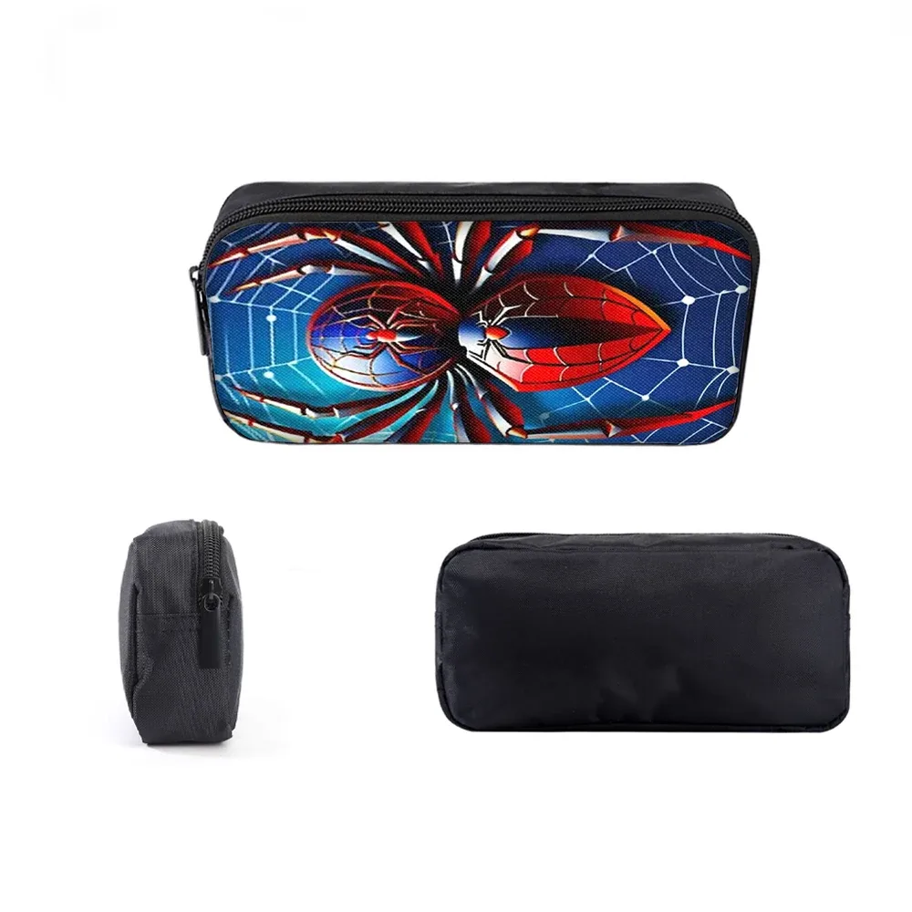 sac dos polyester arachnide rouge bleu noire enfant école couverture souple polyester doublure capacité inférieure vingt litres