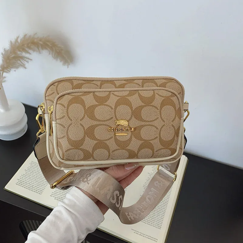 sac bandoulière à motif circulaire original : luxe rétro, tissu durable, sangle réglable. idéal pour un usage quotidien/professionnel/sociale.