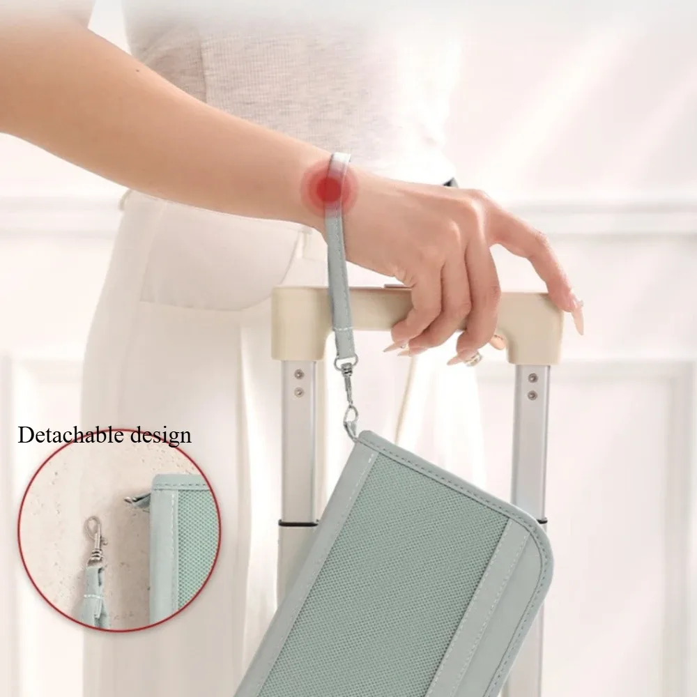 sac de voyage portable multifonctionnel pour passeports avec blocage rfid, sac de passeports familial, portefeuille de voyage étanche, accessoires de voyage