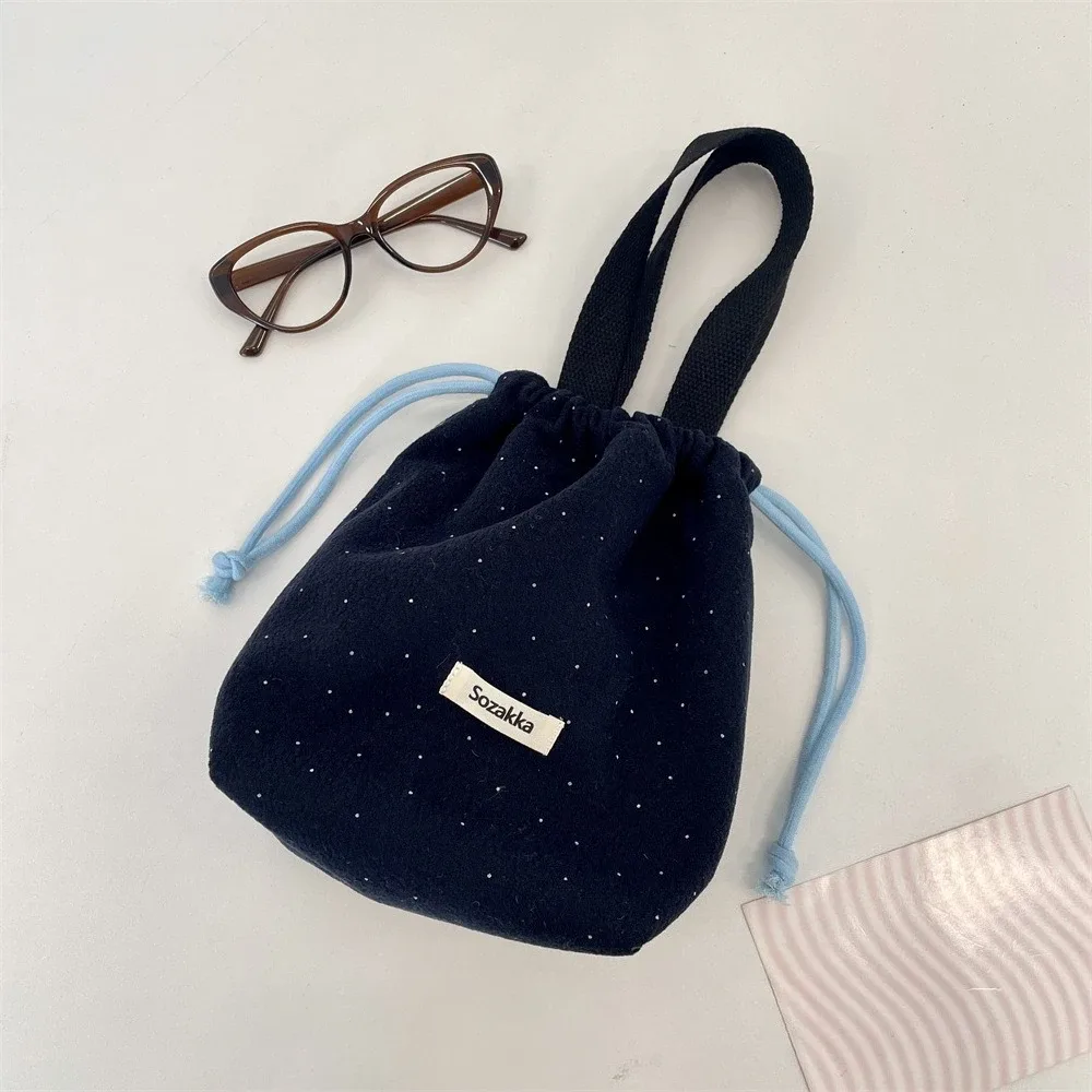 sac à cosmétiques à cordon de serrage pour femmes, rangement de voyage, sac de maquillage, organisateur, pochette de maquillage portable, trousse de toilette et de beauté