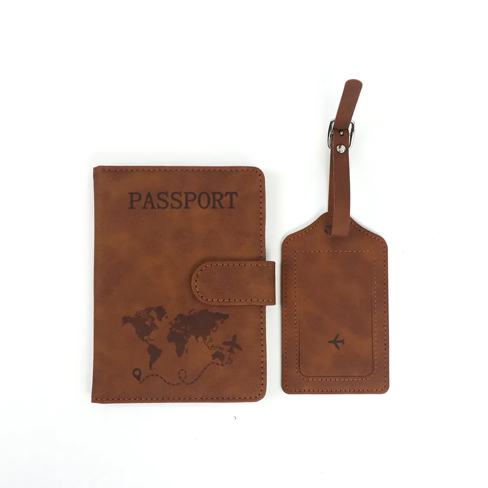 étiquette bagage cuir pu anti magnétique personnalisable vert rose bleu rouge marron gris noir voyage document nom adresse passeport billet crédit carte