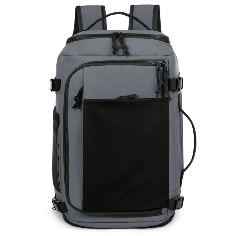 sac de voyage pour hommes et femmes, sac à dos de fitness multifonction de grande capacité avec rangement de chaussures, séparation sèche et humide, cartable étanche