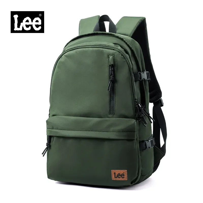 lee grande capacité voyage 15.6 pouces sac à dos pour ordinateur portable pour homme femmes imperméable décontracté en nylon adolescents collège sac d'école mâle