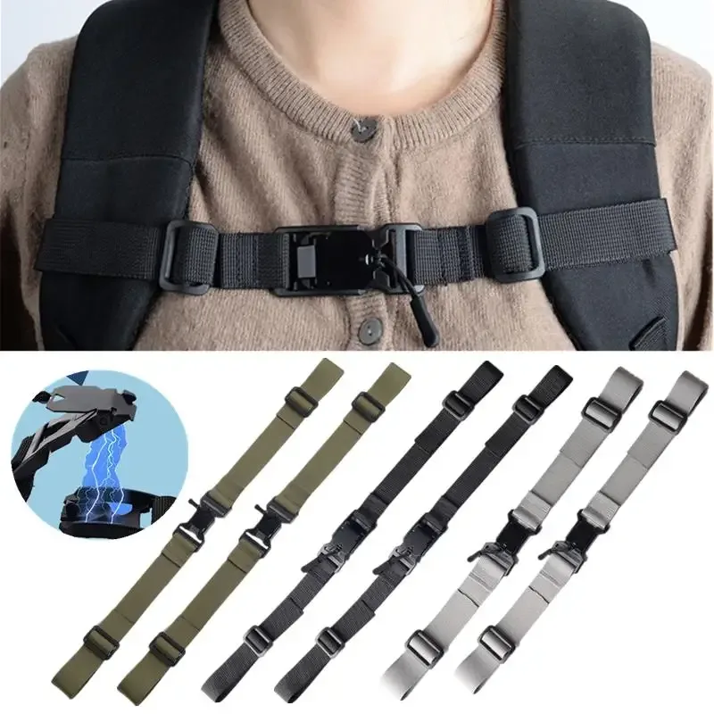 Sangle magnétique pour sac à dos, sangle de poitrine détachable facilement, sangle d'épaule réglable, accessoires pour sac de camping en plein air