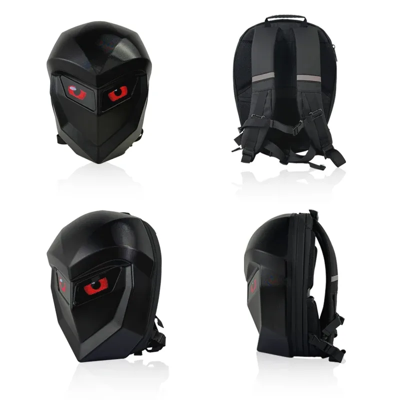 sac à dos led pour homme coque rigide led moto casque de cyclisme sac à dos pour femme voyage d'affaires sacs à dos d'ordinateur portable étanche