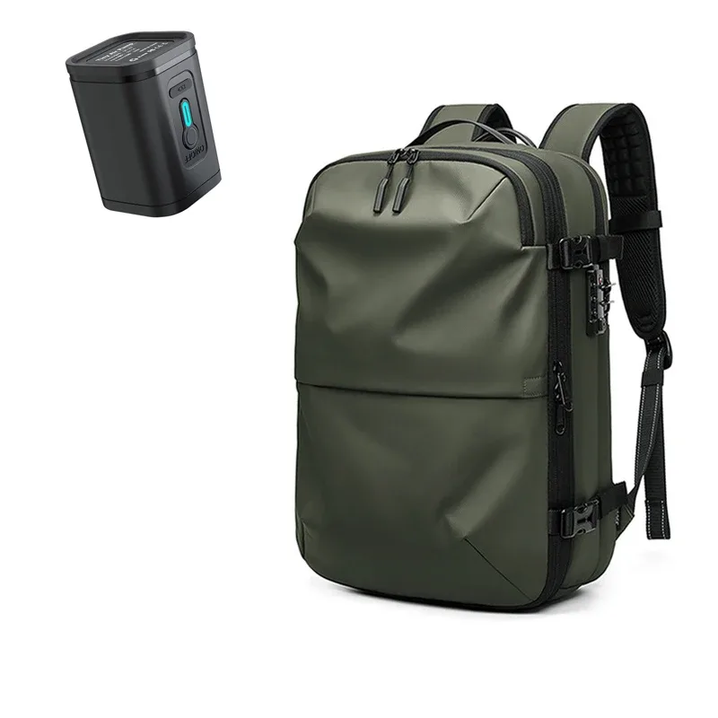 sac à dos de voyage à compression sous vide pour hommes, sac à dos pour ordinateur portable 17 pouces, sac à dos scolaire de grande capacité, sac à dos de randonnée étendu sr