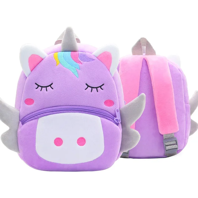 sac à dos créatif en peluche pour enfant, observateur, mignon, animal de dessin animé