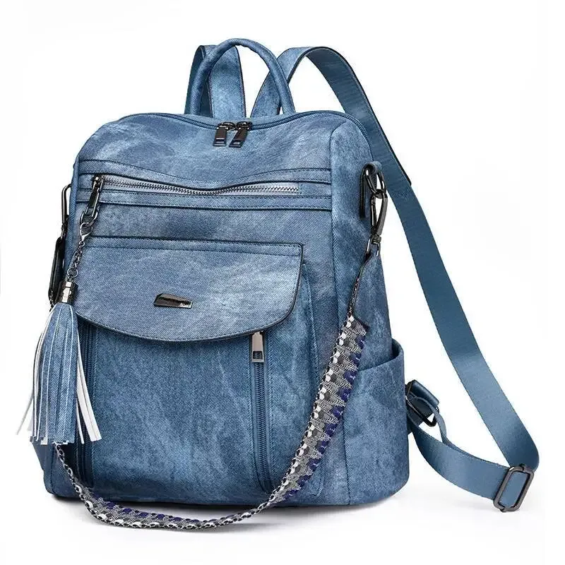 offre spéciale sac à dos de luxe pour femmes couches multifonctions double sacs à bandoulière de luxe bonne qualité printemps tendance pu sac pour femmes