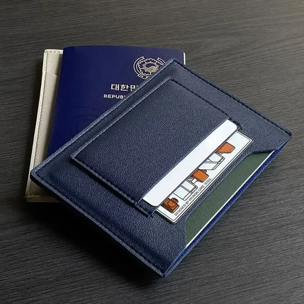 porte-passeport rfid étanche, portefeuille de voyage de grande capacité avec multi-fentes pour cartes d'identité, espèces et certificats, porte-monnaie en cuir pu