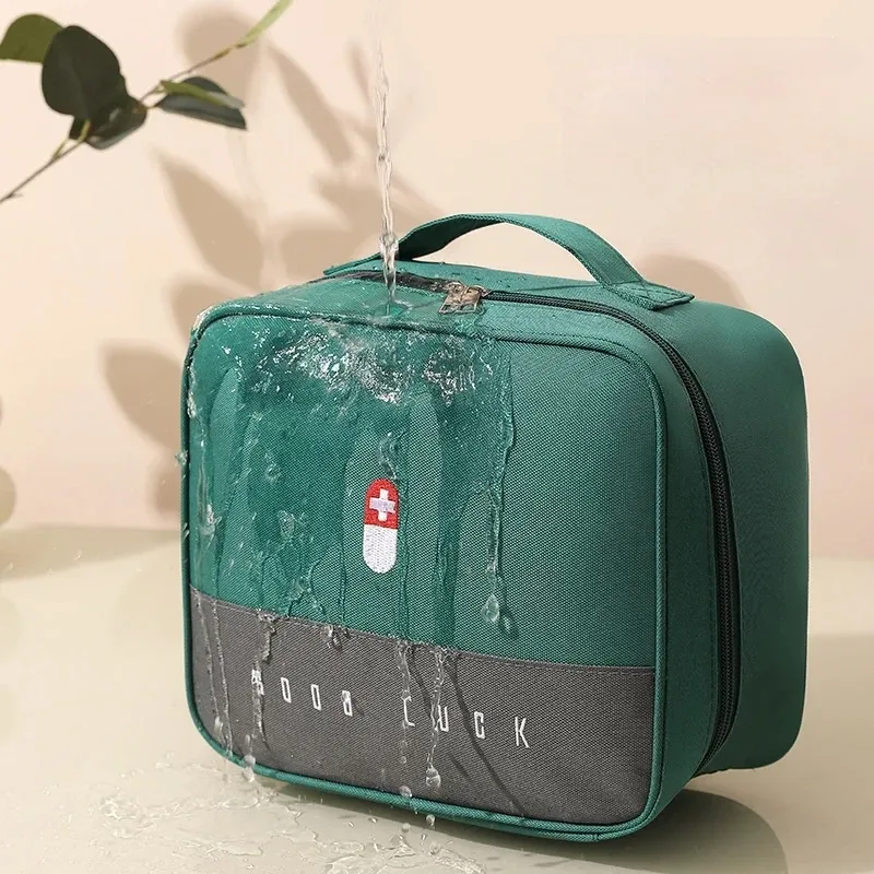 kit de médicaments médicaux, sac de rangement de santé multifonctionnel en couches, pochette de rangement pour femmes, pochette de maquillage de voyage, sac à cosmétiques