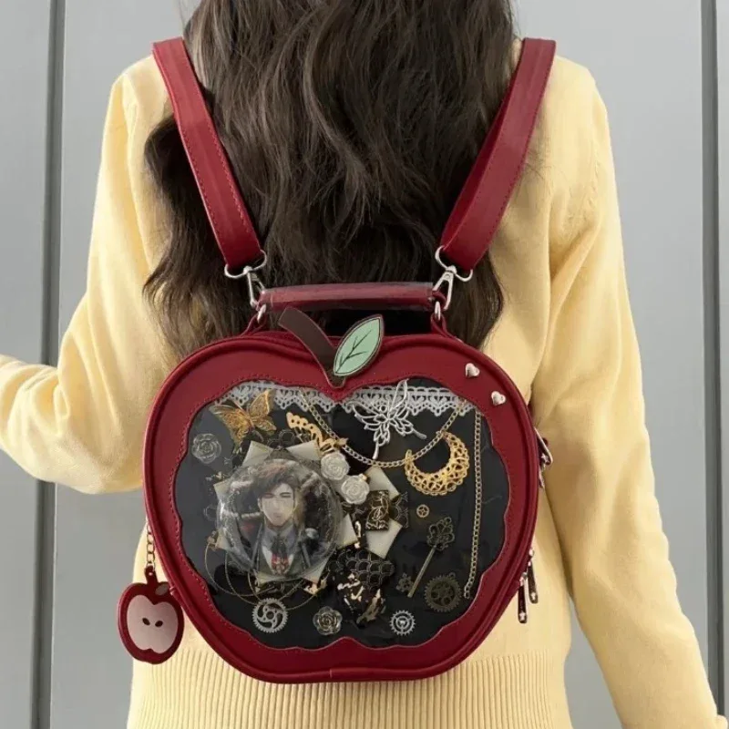 Nouvelle fille Harajuku Niche Design pomme sac à bandoulière sac à main Style doux mignon Ulzzang Ita sac Y2K sac à dos Style Preppy ItaBag
