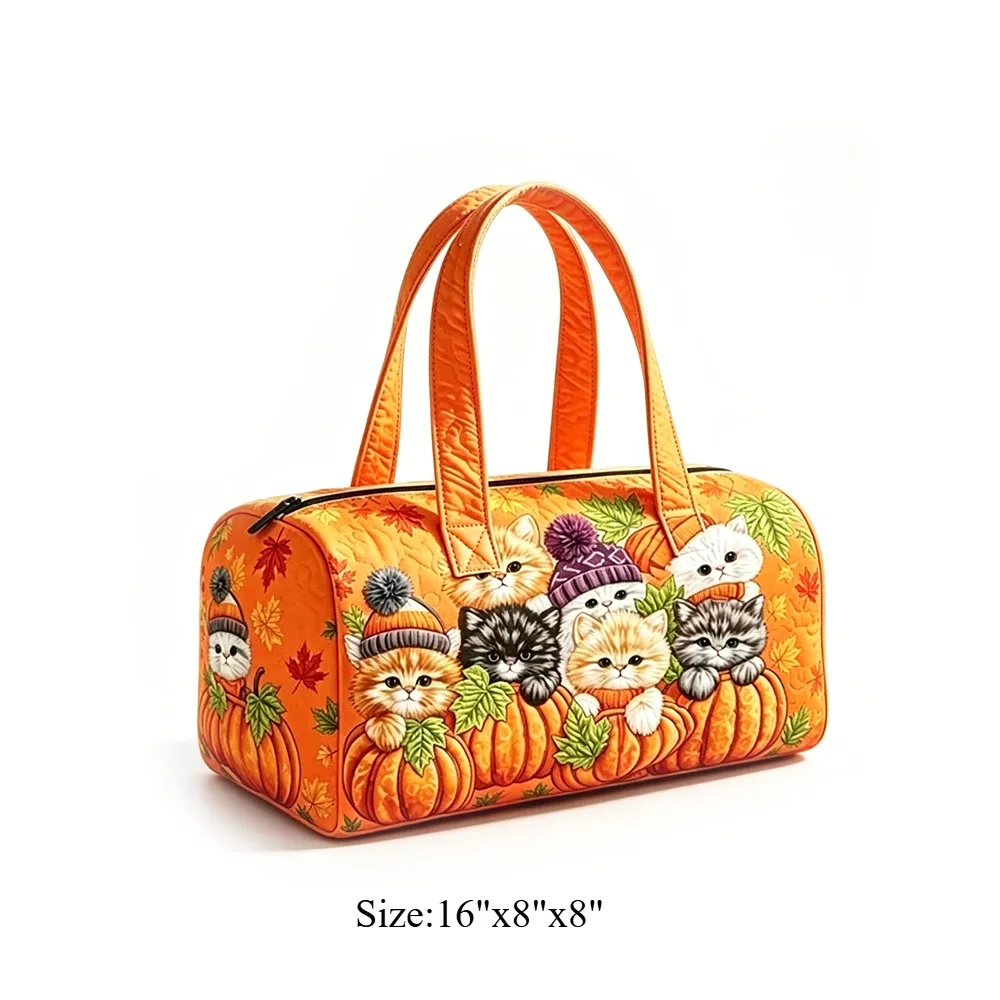 sac matelassé floral vintage style bohème pour femme, sac de voyage artistique pour halloween, sac de week-end pour amoureuses des animaux, sac de nuit