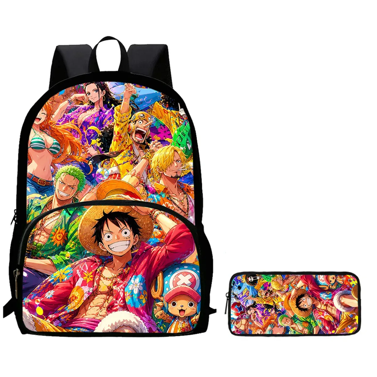 sac à dos scolaire léger 2-en-1 avec poche avant et trousse à crayons, sac à dos unisexe durable pour garçons et filles de 6 à 10 ans