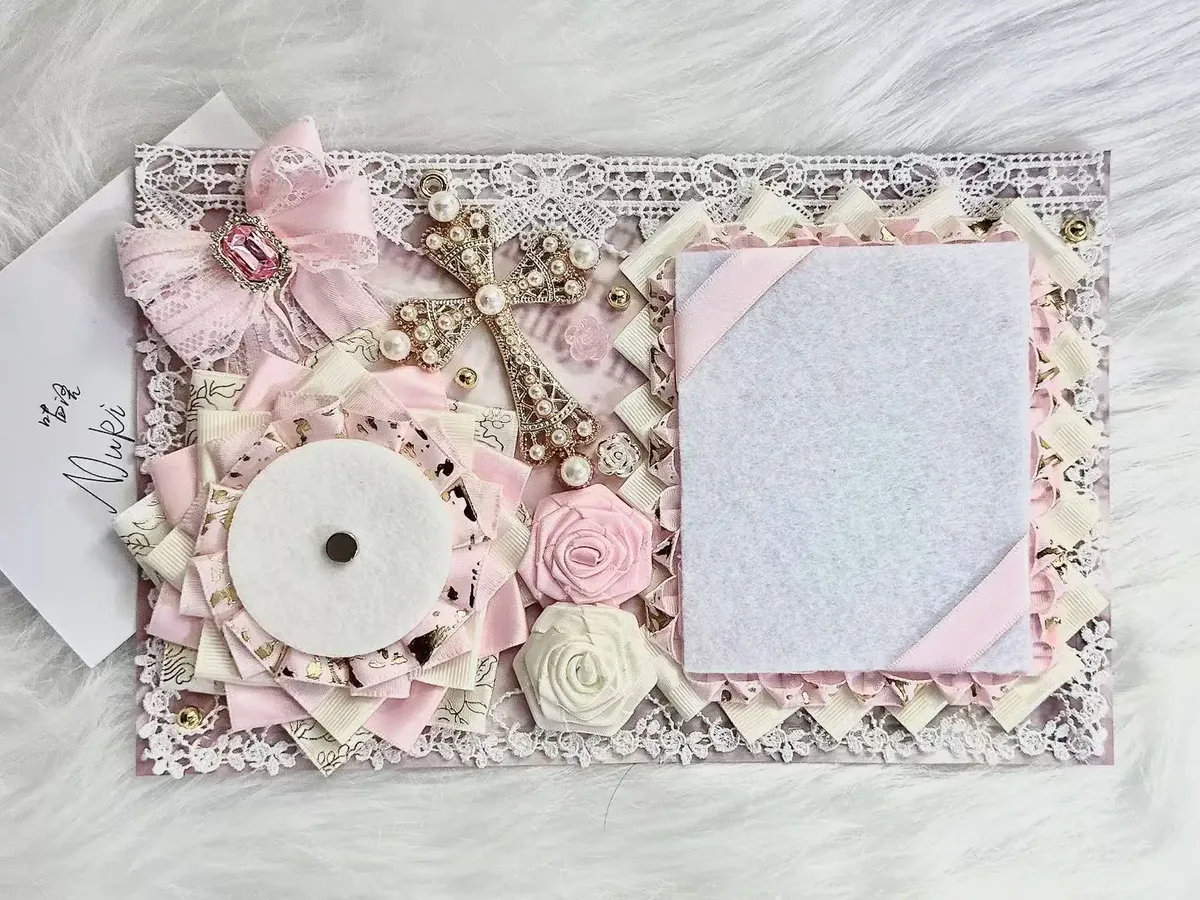 planche décorative finie pour sac ita de cosplay, insert de sac, badge, organisateur de sac à dos, ruban en dentelle, décoration artisanale pour sac ita.