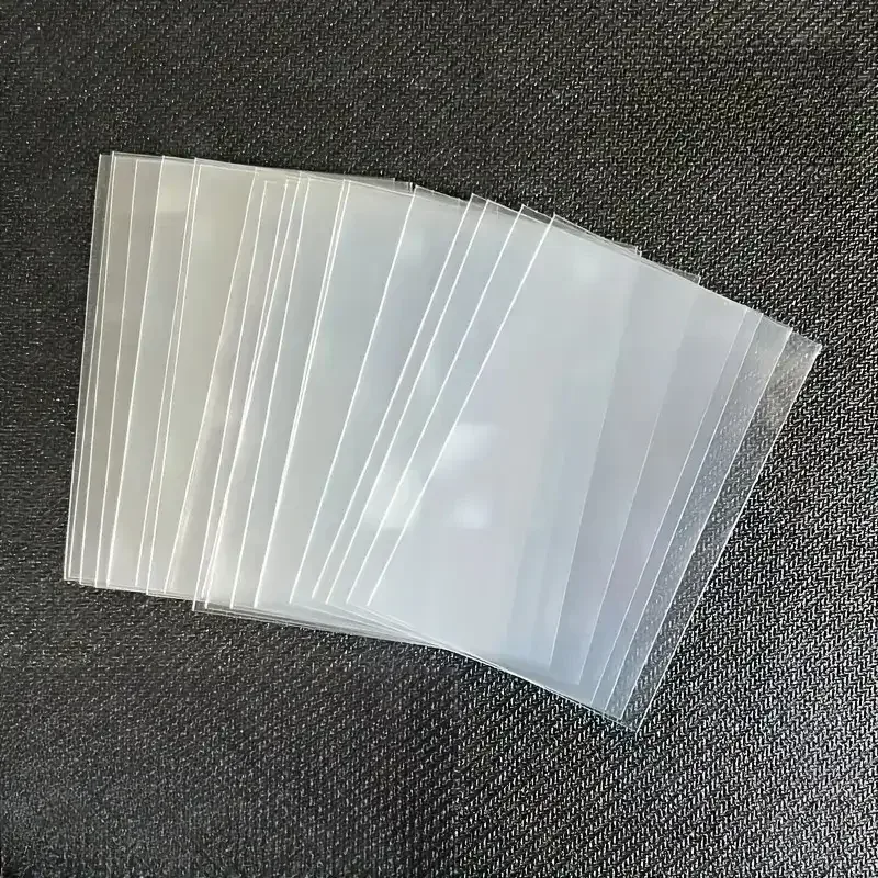 pochettes transparentes pour cartes de jeu, 66x91mm, 100/300 pièces, protection transparente pour cartes, anti-rayures, anti-poussière, sacs de rangement pour cartes de jeu à collectionner