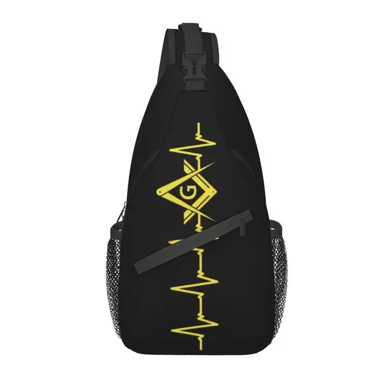 maçonnerie fronde poitrine sac à bandoulière hommes cool maçonnique franc-maçon épaule sac à dos pour voyage cyclisme