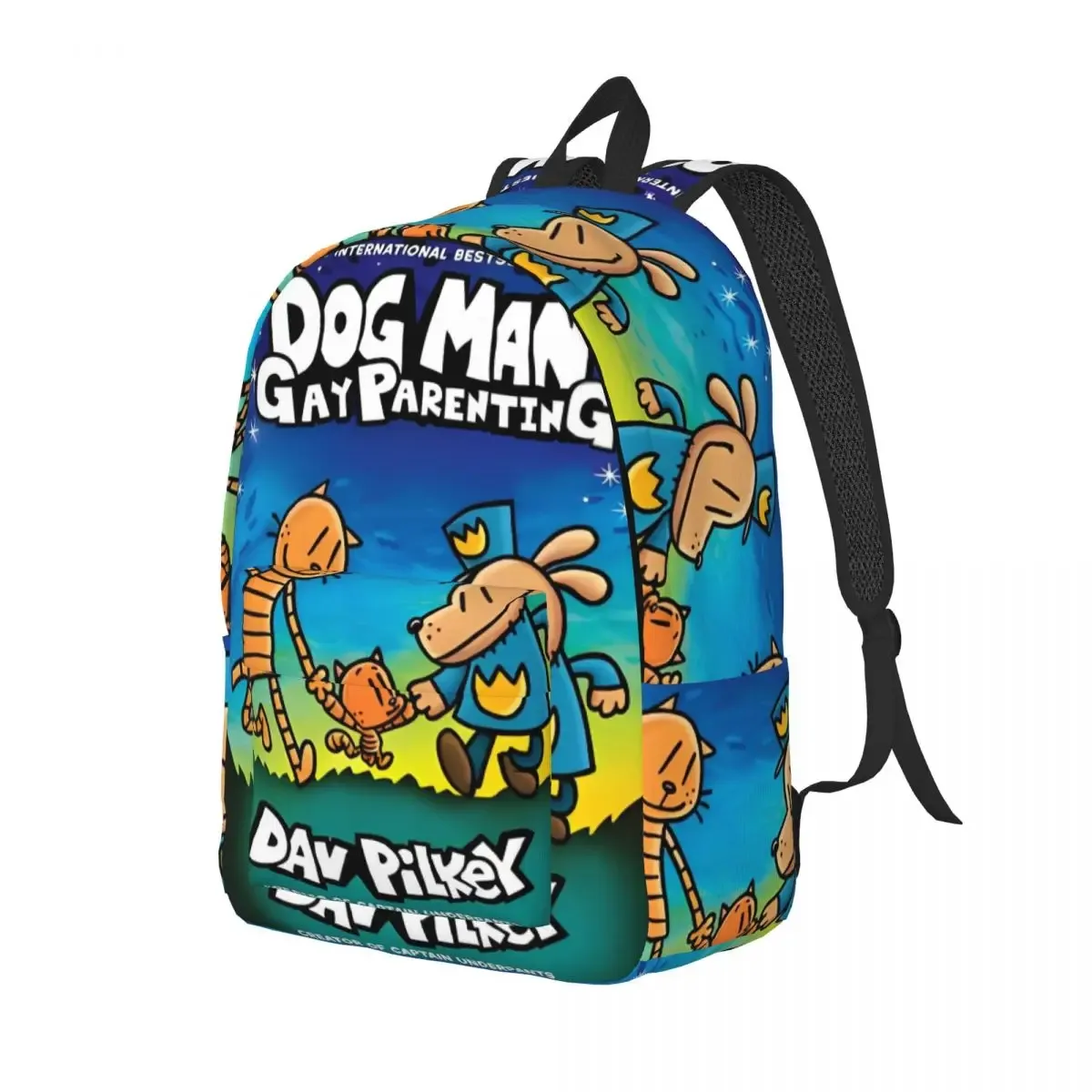 sac à dos de film comique pour hommes et femmes, sac à dos de lycée décontracté, sac à dos d'affaires, sacs en toile d'université, léger, chien, homme