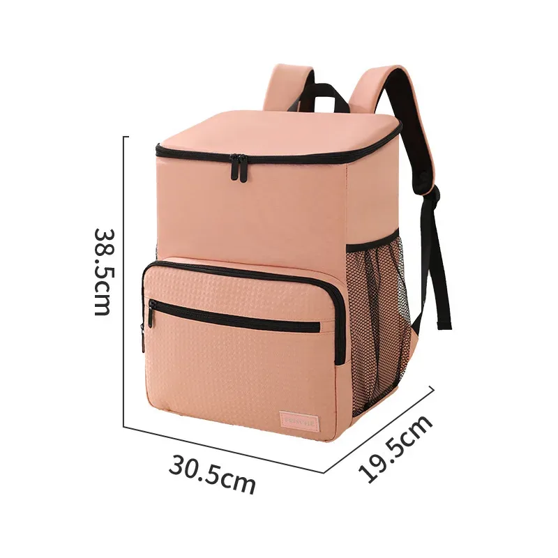 sac de pique-nique isotherme pour déjeuner, étanche, anti-fuite, sac de glace réfrigéré, sacs à dos de bière, pique-nique en plein air, camping