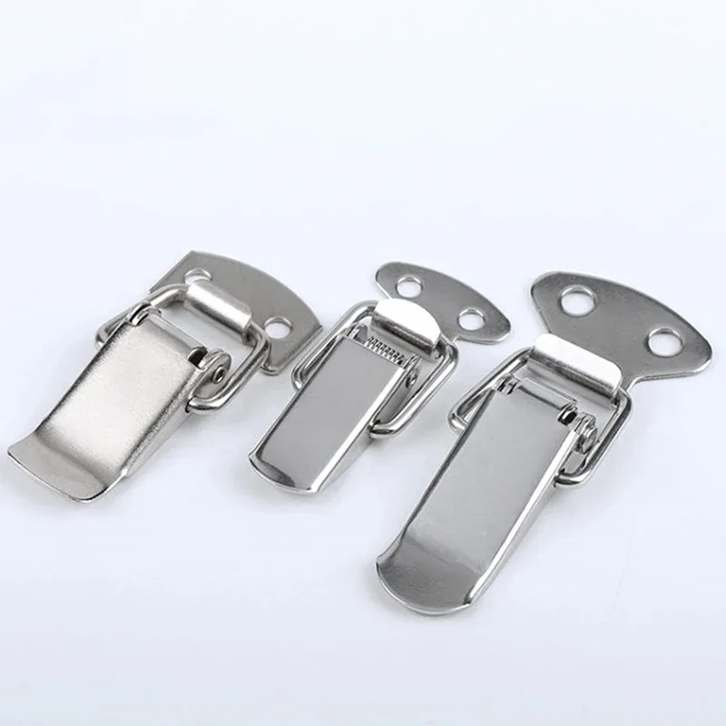 mini serrure rétro en acier inoxydable, boîte de coffre, valise cadeau, charnière, loquet, clip, 2 pièces