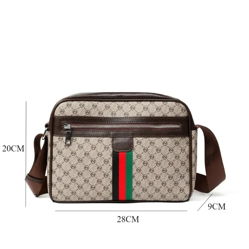 sac à bandoulière de luxe pour hommes, sacs à bandoulière avec lettres imprimées, design de marque, sacoche à bandoulière