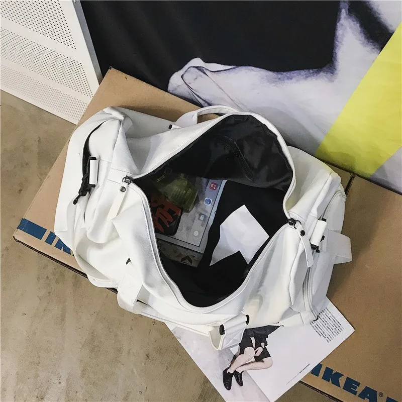 sac de natation portable en pu pour hommes, sac de voyage, sac de sport, sac de voyage, sac à bagages, logo personnalisé, sacs avec nom imprimé, support et séparation sèche, yoga fitnes
